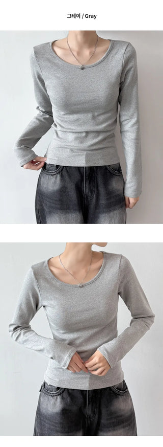 Fleece Long Sleeve Tee