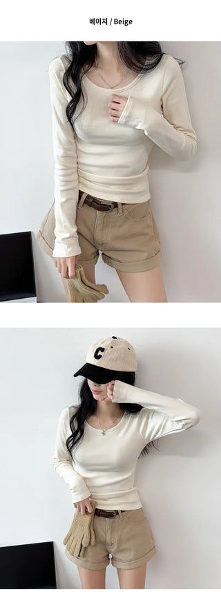Fleece Long Sleeve Tee
