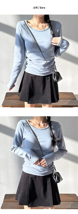 Fleece Long Sleeve Tee