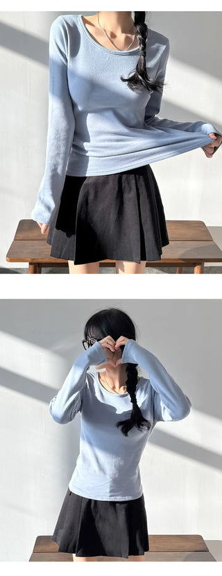 Fleece Long Sleeve Tee