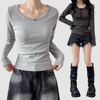 Fleece Long Sleeve Tee