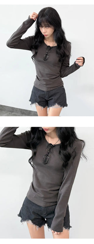 Fleece Long Sleeve Tee