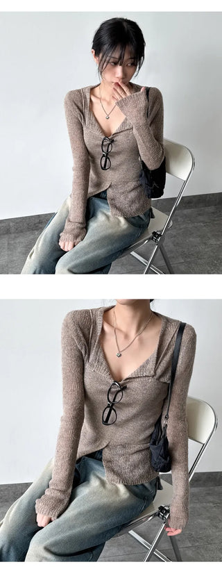 Wool Cardigan Set