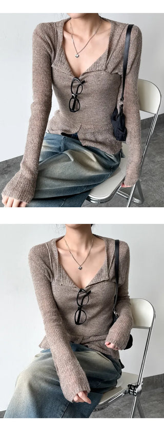 Wool Cardigan Set
