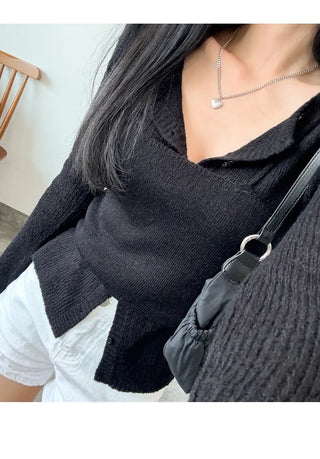 Wool Cardigan Set