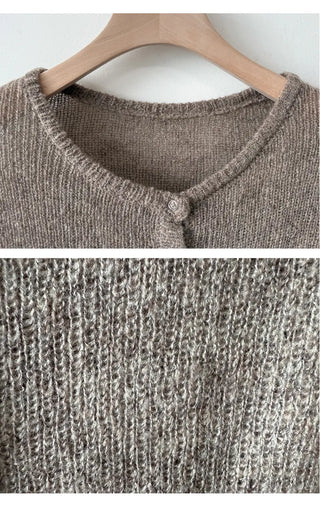 Wool Cardigan Set