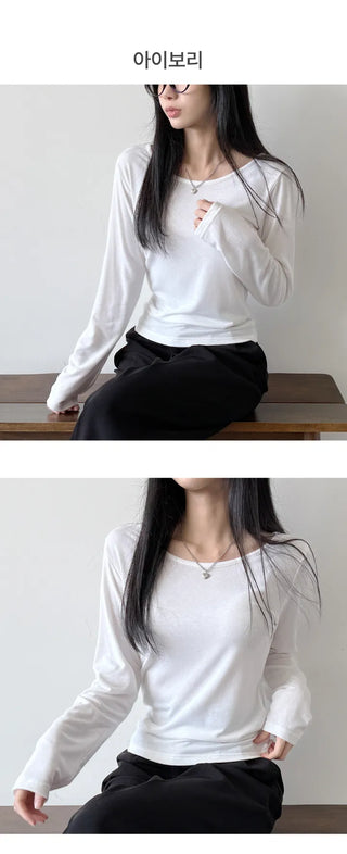 Fleece Long Sleeve Tee