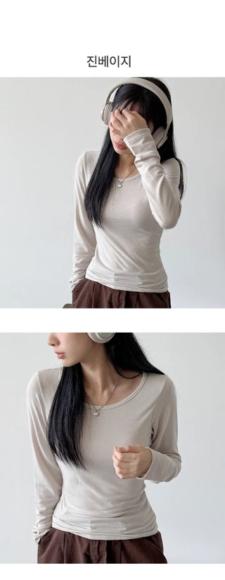 Fleece Long Sleeve Tee