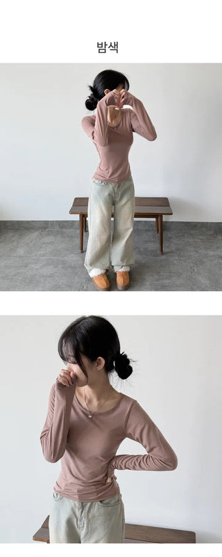 Fleece Long Sleeve Tee