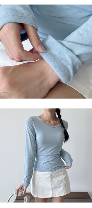 Fleece Long Sleeve Tee