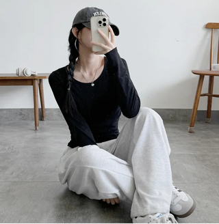 Fleece Long Sleeve Tee