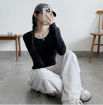 Fleece Long Sleeve Tee