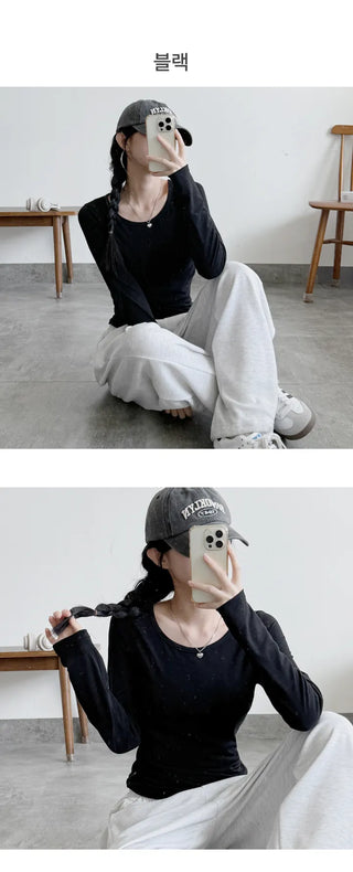 Fleece Long Sleeve Tee