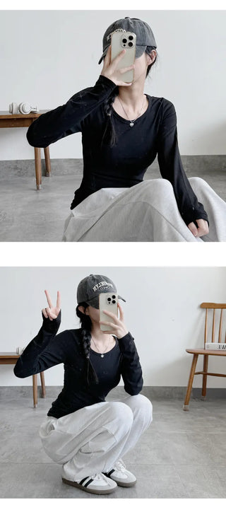 Fleece Long Sleeve Tee