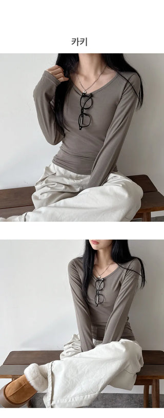 Fleece Long Sleeve Tee