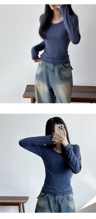 Fleece Long Sleeve Tee
