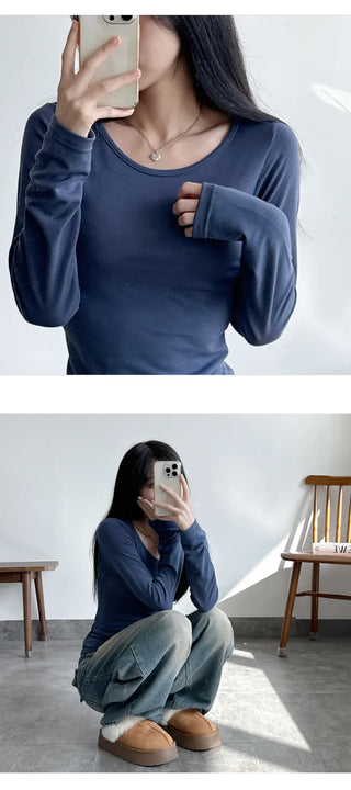 Fleece Long Sleeve Tee
