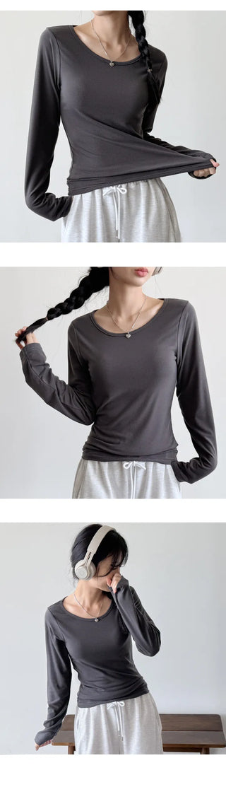 Fleece Long Sleeve Tee