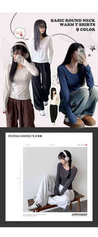 Fleece Long Sleeve Tee