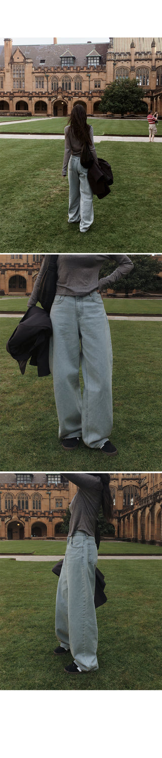 Daily Wide Denim Pants