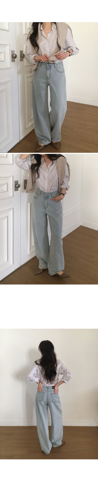 Daily Wide Denim Pants