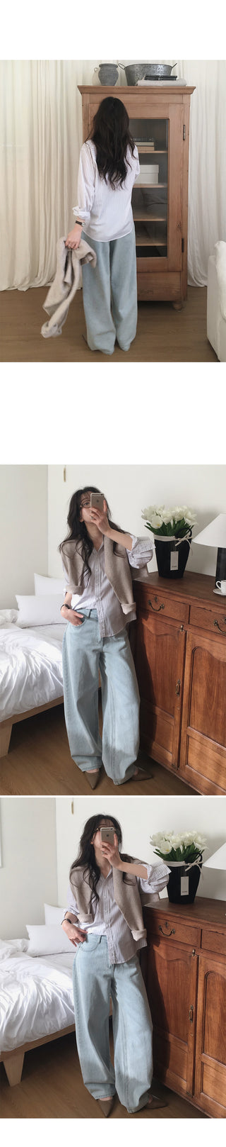 Daily Wide Denim Pants