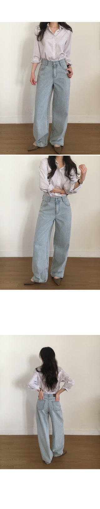 Daily Wide Denim Pants