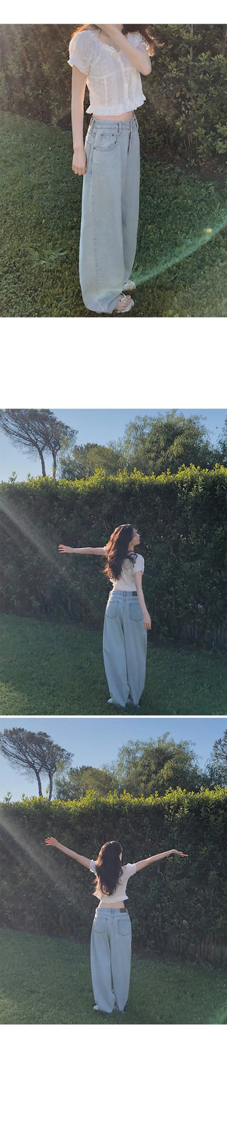 Daily Wide Denim Pants