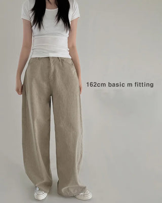 Summer wide chino pants