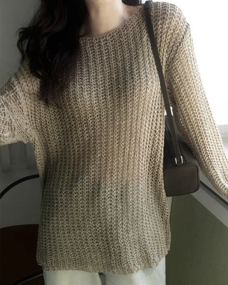 Summer Natural Net Knit