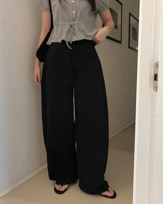 Summer wide chino pants