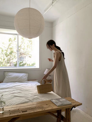 V-neck suspender dress