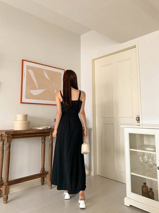 Black camisole dress