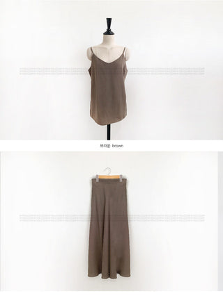 Black camisole dress