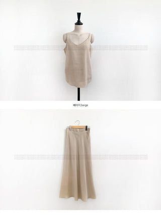 Black camisole dress