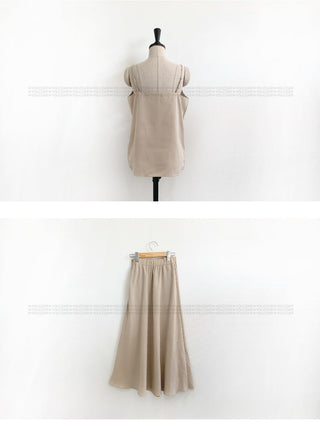 Black camisole dress