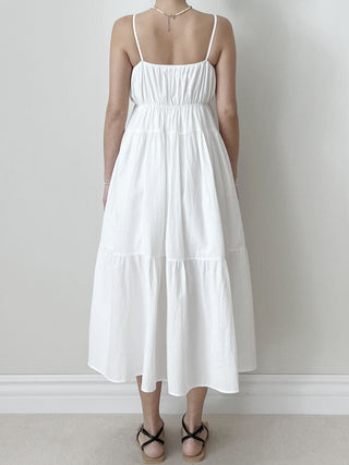 Squared collar dress