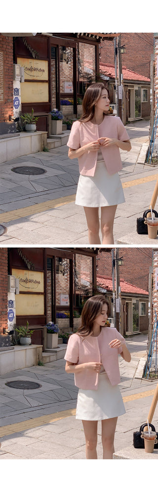 Woolen short coat
