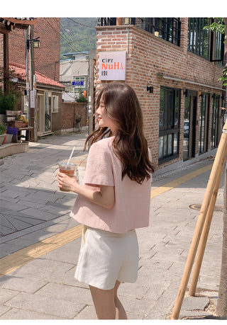 Woolen short coat