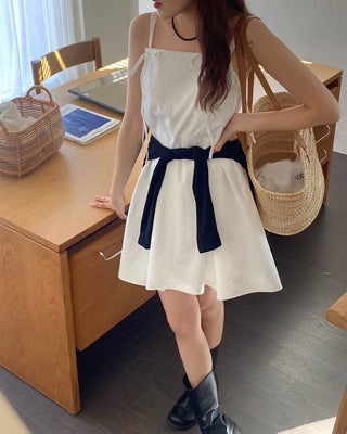 Butterfly strap dress
