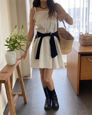 Butterfly strap dress