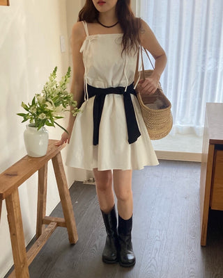 Butterfly strap dress