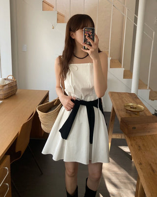 Butterfly strap dress