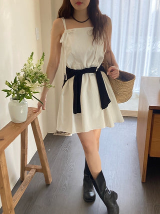 Butterfly strap dress