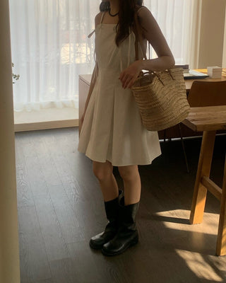 Butterfly strap dress