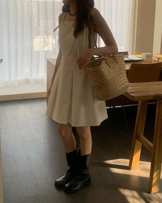 Butterfly strap dress