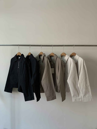 Zipper shorts suit Jacket