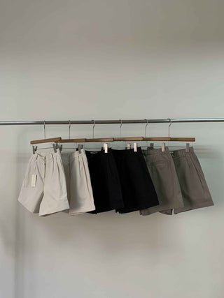 Zipper shorts suit Jacket