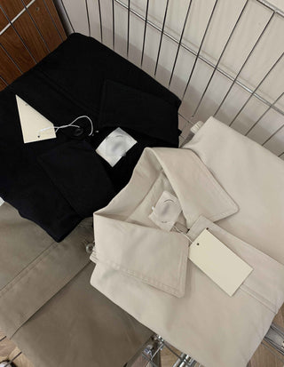 Zipper shorts suit Jacket