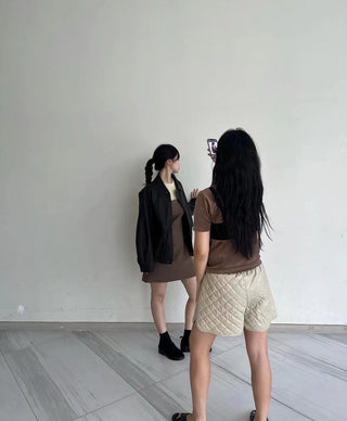 Minority-style leather coat